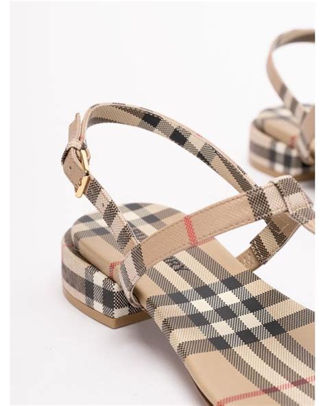 burberry foley sandal|burberry check slide sandals.